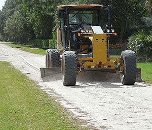 Dirt road maintenance